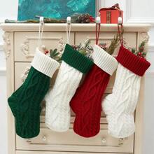 2026 Christmas Socks, Knitted Family Socks, Customizable Name, Holiday Decoration, Christmas Gift Decoration, Personalized Christmas Socks - Multicolor - View 11