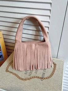 1PC Girls' Handbag With Tassel, Coin Purse, Shoulder Bag, Lightweight And Portable With Zipper Closure, Suitable For Daughter, Girls' Daily Outings, Ideal Fashion Accessory - 1123# - View 9