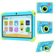 4GB RAM + 64GB ROM / 7-Inch Tablet / Quad-Core 1.3GHz / Android 13 MTK8321 / 1280x800 HD IPS Display / 2MP+5MP Camera / 4000mAh Battery / WiFi, Parental Control, Education, Games / ABS Plastic + Silicone, Educational Tablet - Blue - View 8