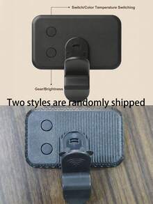 1pc Rechargeable Phone Fill Light With Detachable Clip, White/Warm/Natural Light Adjustable, Multiple Brightness Levels, Suitable For Photography, Video, Makeup And Other Lighting Scenes - A - View 9
