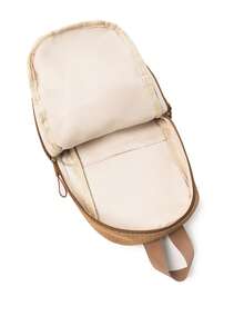 New Multifunctional Outdoor Backpack, Lightweight Plaid Backpack, Casual Travel Bag, Chest Bag - Khaki - View 7