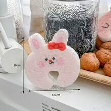 1pc Cute Animal Hanging Dish Sponge, Compressed Wood Pulp Cotton Kitchen Dish Scrubber, Magic Cleaning Scrub Brush - Multicolor - View 5