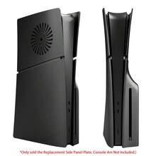 1 Set PS 5 Slim Disc Version Console Cooling Ventilation Face Shell, ABS Protective Panel, Suitable For PlayStation 5 Slim Disc Version, PS 5 Slim Accessory Panel Cover, Black - View 11