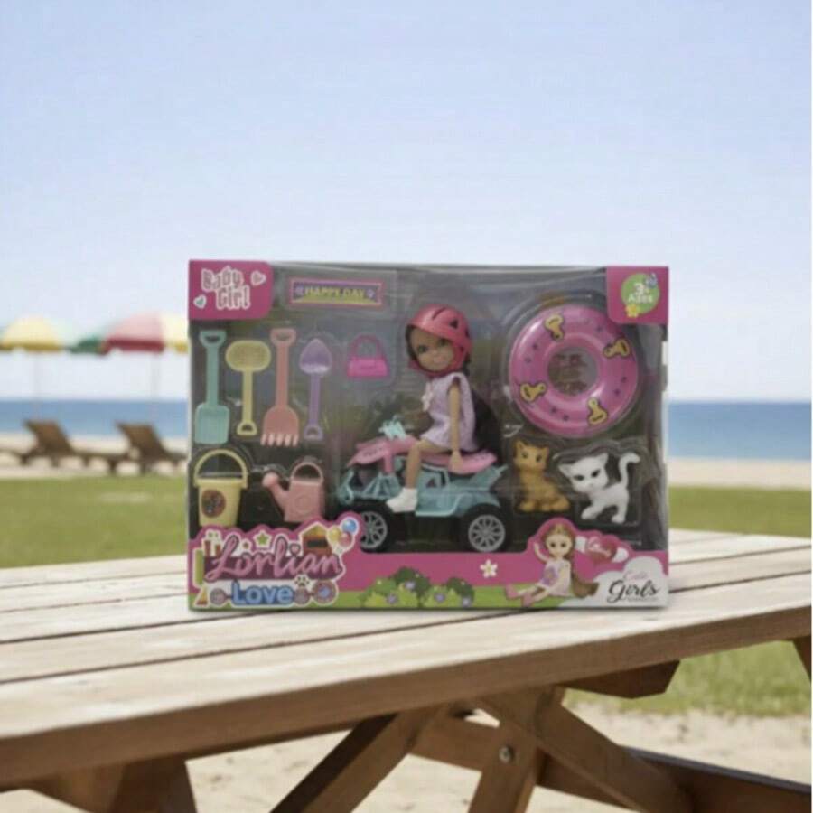 Boneca Bicicleta Pets E Acessórios Infantil