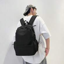 SHILAN Simple Large‑Capacity Backpack, Wear‑Resistant Lightweight Multi‑Pocket Daypack For School Daily Commute - Multicolor - View 7