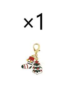 15pcs/1pc Christmas Theme Keychain Gift Set, Christmas Tree & Christmas Stocking Design, Suitable For Christmas Party Favors, Backpack Or Earphone Charms, Dinner Party Gifts, New Year Party Gifts, Winter Theme Party Souvenirs - One Size Fits All - View 9