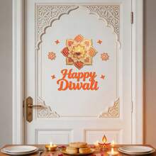 HAPPY DIWALI Party Decoration Backdrop Wall Set, Diwali Festival Celebration Door Wall Sticker - Diwali - View 4