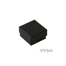Luxury Black Jewelry Box With Removable Lid, Premium Empty Gift Storage Box For Necklace, Bracelet, Ring, Packaging Display Box - Black - View 13