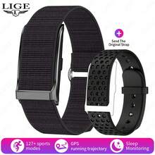 LIGE New Screenless Smart Band, Multiple Sports Modes, Waterproof, Lightweight & Compact, Long Battery Life, Silicone Material, Nylon Strap, Fashionable & Convenient Unisex Watch - View 17