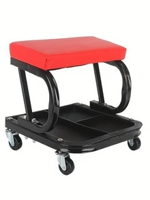 INBRAVE Automotive Repair Bench With Mobile Tool Tray (Sold Separately) & 3-In-1/2-In-1 Z-Style Creeper Seat; 500 Lb Capacity; Foldable & Adjustable Rolling Garage Seat (Lying, Sitting, And Leaning Positions); Features 6 Casters - Car Repair Tools - View 13
