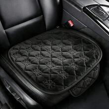 1pc Car Seat Cushion, New Petal Exquisite Design, With Storage Bag, Front Row Single Piece, Plush Material, Comfortable And Warm, No Binding, Breathable, All-Season Single Seat Pad, Suitable For Sedan, MPV, SUV, Truck, RV - Petal - View 2