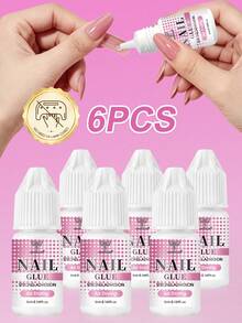 COLOURSMILE 超強力快乾免烘焙美甲膠，無需 UV 燈，防水且持久，適用於穿戴式美甲、壓克力美甲片、美甲修復與日常美甲 - 5ml - 查看 13
