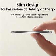 360° Rotating Phone Ring Holder, Premium Clicky Stress Relief Grip With Finger Holder, Compatible With All Smartphones - Multicolor - View 7