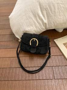 Tas selempang retro yang stylish ini dapat dengan mudah memuat barang-barang penting sehari-hari dan cocok untuk berbagai gaya dan kesempatan. - MultiWarna - View 10
