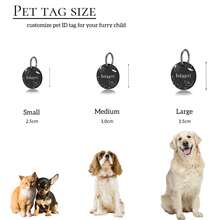 1pc Personalized Halloween Pet Ear-Shaped ID Tag - Customizable Round Halloween Pattern And Number Engraved Dog Cat Collar Tag - Multicolor - View 8