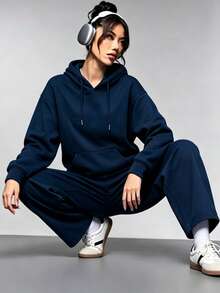 Women Two-Piece Outfits - Royal Blue - View 1