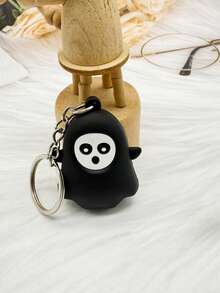 1pc Halloween Cute PVC Funny Ghost Keychain - Halloween Keychain - View 6