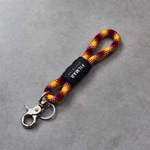 Multifunctional Braided Rope Keychain 10-In-1 Wrist Strap, Equipped With Heavy Duty Climbing Carabiner Clip, Suitable For Camping Hiking Outdoor Daily Use, Men & Women Outdoor Enthusiasts, EDC Durable Hanging Rope, Camera Water Bottle Key Earphone Case Bag Pendant - Multicolor - View 38