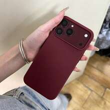 Kompatibel dengan Casing Ponsel 18 Pro 18 Pro Max, Casing Pelindung Ultra Tipis Silikon Cair Tiga Lapisan Karet Lembut Tahan Guncangan, Lapisan Dalam Mikrofiber Anti Gores, Kompatibel dengan iPhone 16e 17e 16 17 15 14 13 11 16 Pro Max 17 Pro Max 12 Mini XS Max XR 7 8 Plus SE 2022 - prem - View 5