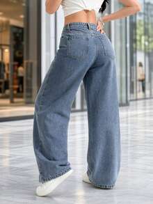 Women Jeans - Blue - View 2