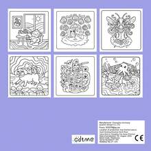 GDTME 1 Libro de Aventuras de Animales Fantásticos para Colorear para Adultos, Incluye Historias de Aventuras Lindas e Interesantes, Colorear Relajante, 24 Páginas Gruesas, Ideal como Útiles Escolares, Suministros de Oficina, Regalos del Día de San Valentín y Pascua - Multicolor - Ver 8