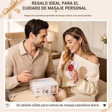 Máquina de modelado corporal 4 en 1, herramienta de masaje para piel con celulitis, masajeador portátil con calor y vibración, succión de 9 niveles, masajeador de ventosas para piernas, ideal para uso en casa y viajes - Blanco - Ver 8