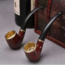1pc Pipe, Smoking Accessory, Holiday Gift, Birthday Gift, Gift For Friends, Halloween Gift, Christmas Gift - Multicolor - View 5