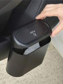 Universal Car Trash Can With Lid, Multi-Functional Leak-Proof Car Storage Box, Car Organizer, Hanging Storage Box, Mini Creative Car Trash Can, Portable Hanging Trash Can, Easy Installation, Convenient To Carry, Suitable For Front And Rear Seats, Car, Office, Bedroom, Home, Etc., Car Storage, Compatible With Multiple Car Models, Essential Gift For Drivers - A - View 4