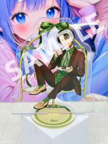 13cm Acrylic Stand, Wizard Style, Featuring Hange And Eren, Cute Character Display Stand, Manga Merchandise, Creative Gift, Craft, Office Supplies, Desk Decor, Gift For Girls - B - View 11