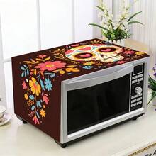 1pc Microwave Dust Cover, Home Oven Rack Dust Cover, Washable Dust Cover, Home Food Machine Dust Cover, Highly Attractive Kitchen Storage Cabinet Dust And Stain Cover - Full Coverage - View 13