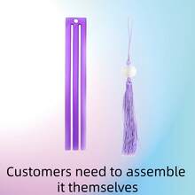 1pc Diamond Painting Positioning Ruler, Tassel Bookmark, Diamond Canvas Storage, Fixed Release Paper, Essential DIY Tools For Diamond Painting, Perfect Gift For Family And Friends On Holidays - A - View 11