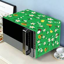 1pc Microwave Dust Cover, Home Oven Rack Dust Cover, Washable Dust Cover, Home Food Machine Dust Cover, Highly Attractive Kitchen Storage Cabinet Dust And Stain Cover - Full Coverage - View 7