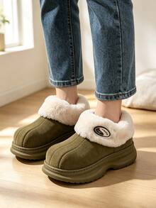 Women Snow Boots - Army Green - View 2