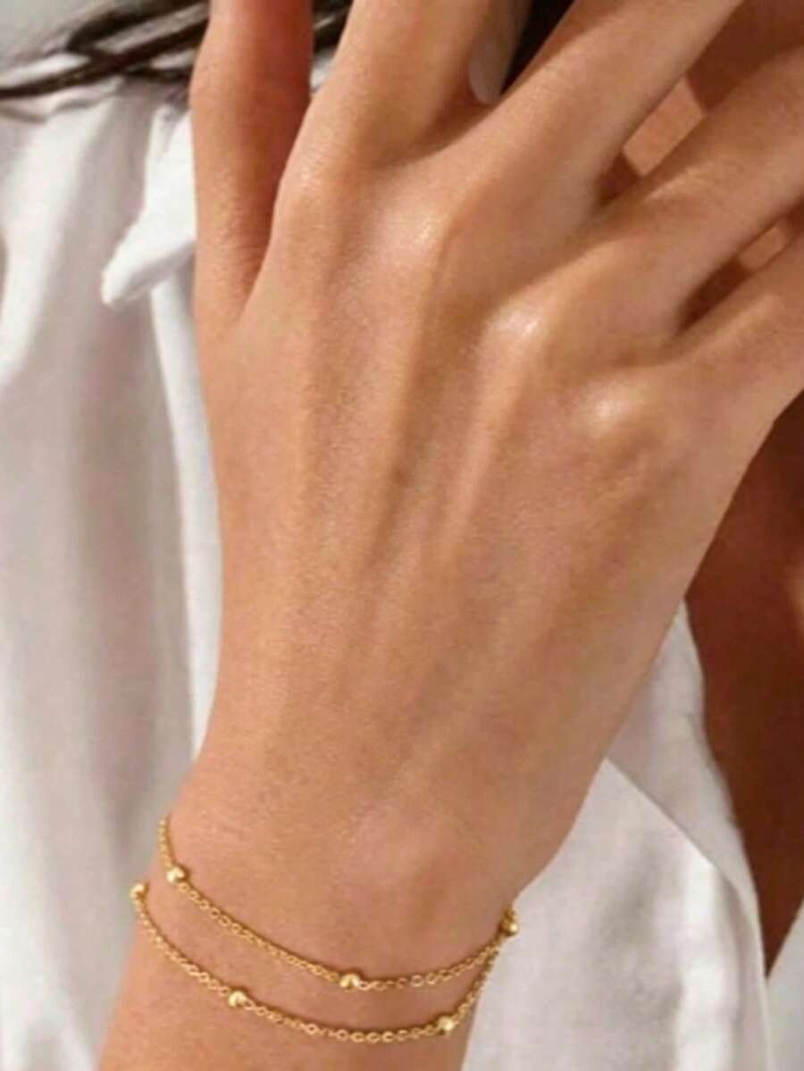 Rust-Proof Accessories Women's Bracelet, Gift For Girlfriend - Bracelet Set - View 1