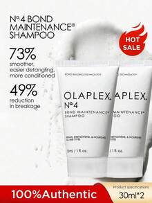 OLAPLEX No.4 Repairing Shampoo For Color-Treated And Chemically Damaged Hair - Shampoo 30ml*2 - View 1