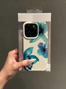 1件 白色綠色百合花個性化極簡全包覆 TPU 防震手機殼，適用於 Apple 18 17 16 15 14 13 12 11 Pro Max Air 及系列 - 彩色 - 查看 4