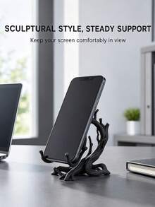 Tree Root Phone Stand Creative Branch Phone Holder Natural Theme Decorative Phone Base Multifunctional Stable Phone Stand Home Office Decor Craft Ornament Gift - Multicolor - View 7