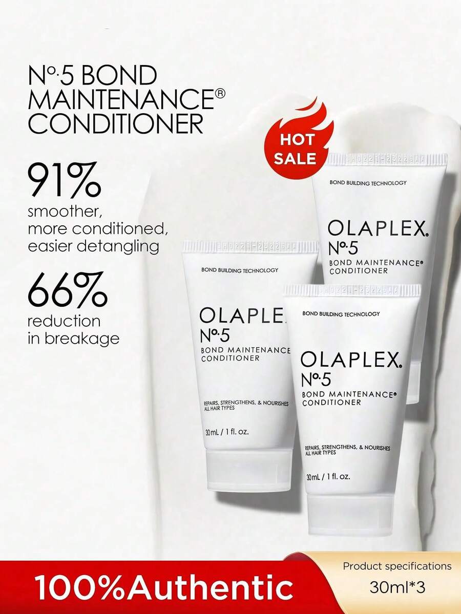 OLAPLEX No.5 Bonding Conditioner Hair Repair Deep Nourishing Strengthening Scalp Care Hair Root Conditioner - Conditioner 30ml*3 - View 1