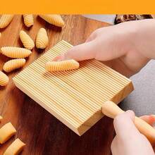 Wooden Gnocchi Board With Wooden Sticks And Handle, Practical Tool For Homemade Pasta Shapes - View 5