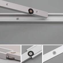 Aluminum Alloy Oblique Cutting Rod, T-Shaped Track Groove Slider, Table Saw Oblique Cutting Gauge Rod, Woodworking Tool, Suitable For DIY Table Saw, Easy To Install T-Shaped Track Design - T-shaped Slider - View 7