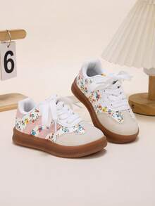 Infant Fashion Sneakers Casual Versatile Rubber Sole Outdoor Baby Walking Shoes - Pink - View 4