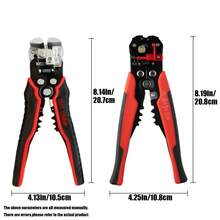 2件組多功能加強型2合1壓接工具組，合金鋼鉗頭搭配防滑橡膠手柄，人體工學手持電工鉗，支援剝線、剪線、端子壓接，適用於居家維修、電路DIY、電器維護、工作坊配線、電工培訓 - 電工套裝 - 查看 10