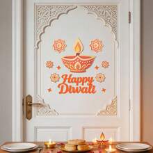 HAPPY DIWALI Party Decoration Backdrop Wall Set, Diwali Festival Celebration Door Wall Sticker - Diwali - View 6