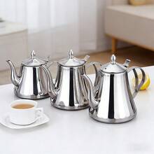 Stainless Steel Tea Pot Set With Removable Filter - Includes Coffee Pot And Filter, Elegant Gift Box Packaging - Suitable For Home, Restaurant, Outdoor Use - Dishwasher- Tea Pot And Cup Set, Teal Green Kitchen Accessory, Perfect For Back To School - Multicolor - View 6