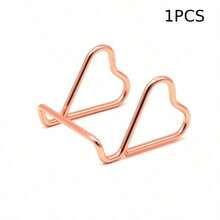 1pc Heart-Shaped Metal Phone Stand, Minimalist Iron Art Desktop Base, Creative Multi-Function Smartphone, Business Card And Desktop Decoration Display Rack - One Size Fits All - View 14