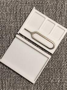 SIM Card Holder, Portable Mobile Phone SIM Card Ejector Tool, Multi-Functional TF Memory Card Protector And Organizer, Suitable For Business Trips And Travel, Compact And Anti-Loss Card Storage, Ideal For Students And Travelers. - Multicolor - View 6
