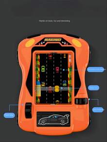 Consola de juegos de aventura portátil sin batería, simulación de conducción, máquina de juegos de carreras divertida, portátil móvil, operación manual, regalo de vacaciones - Multicolor - Ver 9
