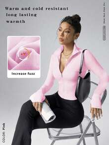 Women Plus Size Sports Shaper - Rose Red - View 1