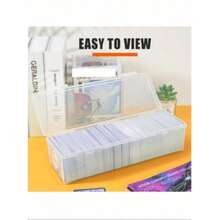 Card Storage Box, Game Card Box, Transparent Storage Organizer, Suitable For Small Toy Organization And Storage, Card, Board Game Card, Collectible Trading Card Organization And Storage (Cards Not Included) - Transparent - View 5