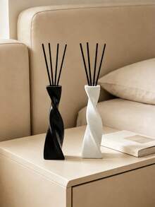 Twisted Design Aromatherapy Diffuser Bottle, Modern Minimalist Style, Suitable For Bedroom Or Living Room Home Decor, Fill With Fragrance To Refresh Air, Home Essential - Multicolor - View 9
